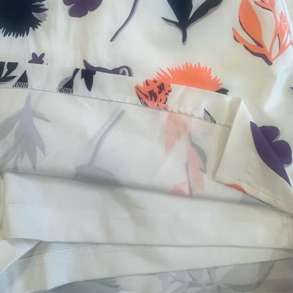Lady Hagen Valencia Short White Floral Skort Sz 6 NWT MSRP $50 - Picture 4 of 5